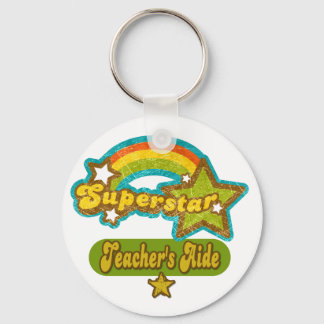 Superstar Teacher's Aide Key Ring