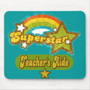 Superstar Teacher's Aide Mouse Pad