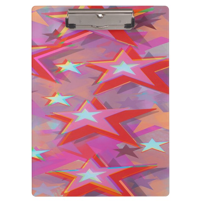 Superstar Three Dimensional Design Clipboard (Front)