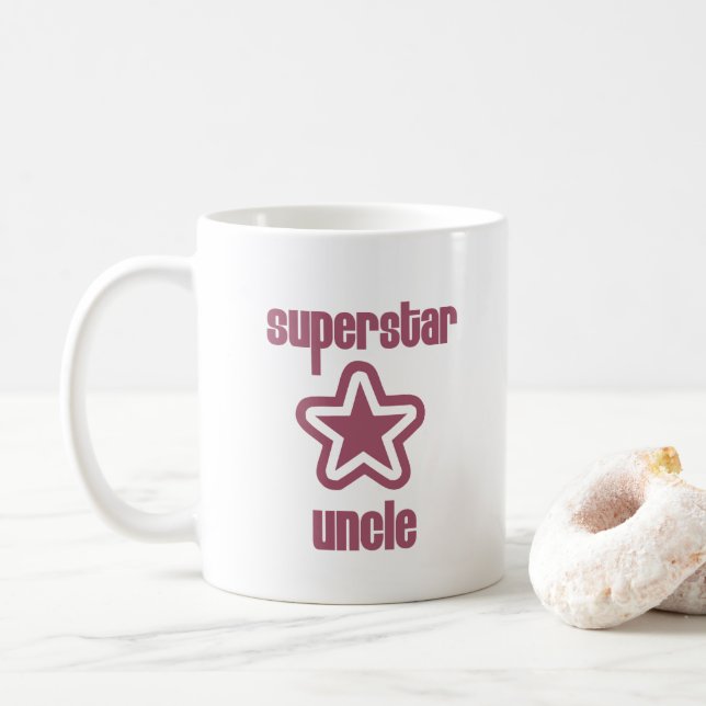 Superstar Uncle Mug (With Donut)
