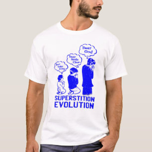 superstition evolution funny T-Shirt