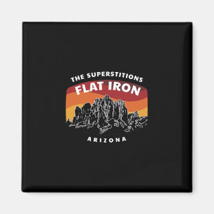 Superstition Flat Iron Arizona Mountain Hiking Magnet