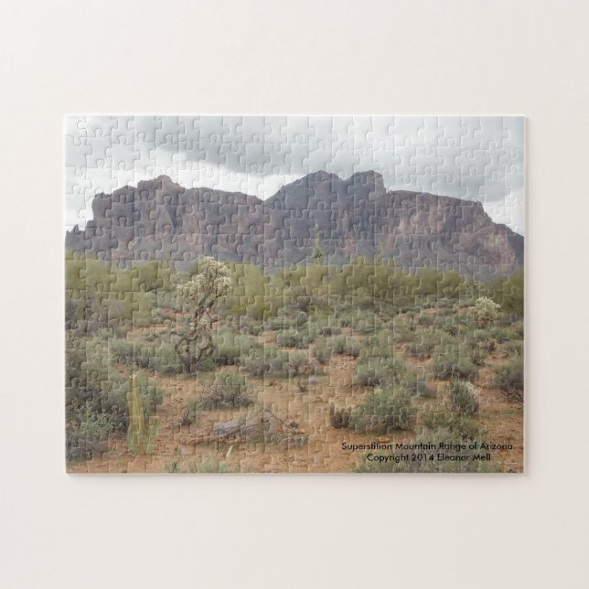 Superstition Mountain Range of Arizona Jigsaw Puzzle (Horizontal)