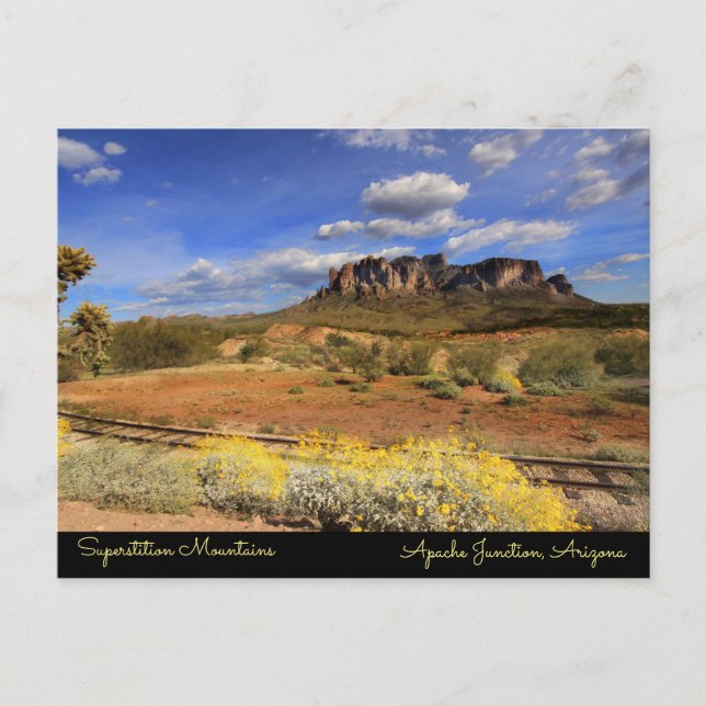 Superstition Mountains Postcard (Front)
