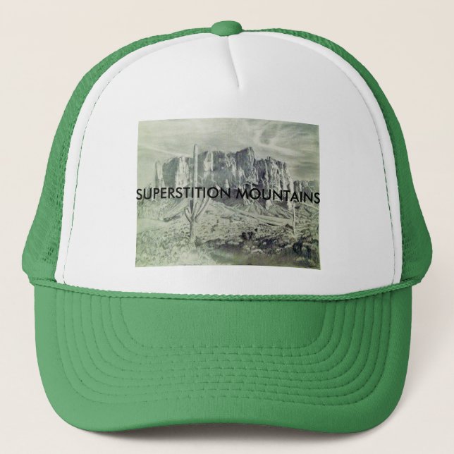 Superstition Mountains Trucker Hat (Front)