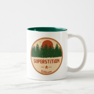Superstition Wilderness Arizona Two-Tone Coffee Mug