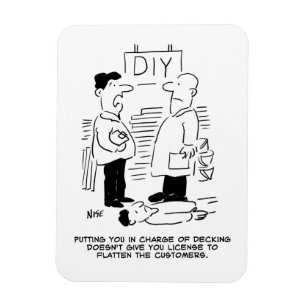 Superstore Retail Shop Worker and Shop Manager Magnet