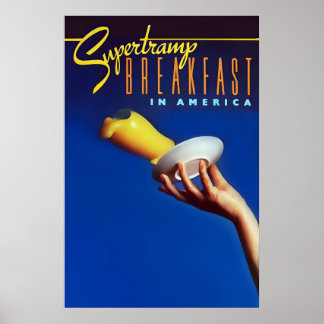 Supertramp 1979 Breakfast in America US Promo Poster