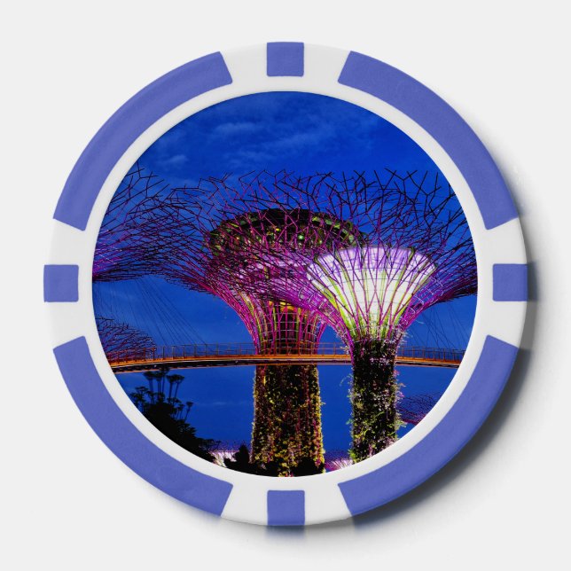 Supertree Grove Poker Chips (Front)