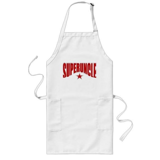 SUPERUNCLE apron - choose style & colour (Front)