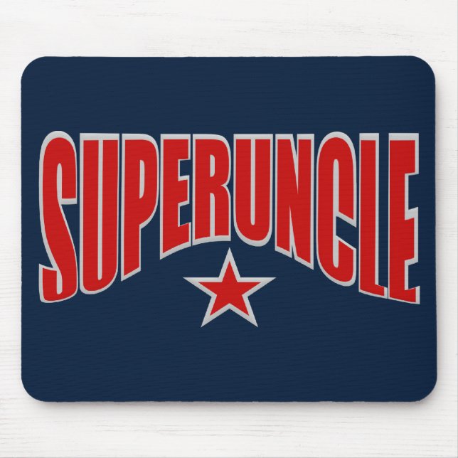SUPERUNCLE mousepad - customisable (Front)