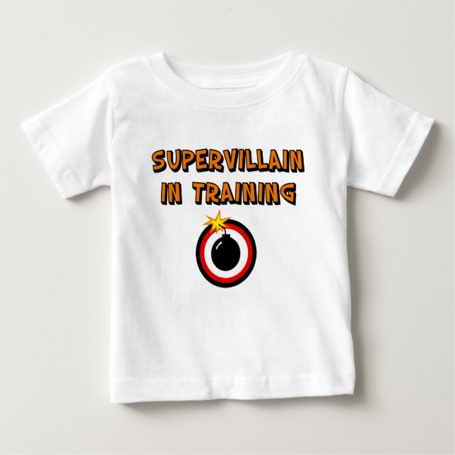 Supervillian in Training Baby T-Shirt (Front)