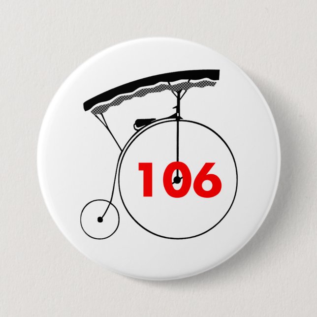 Supervisor 106 7.5 cm round badge (Front)