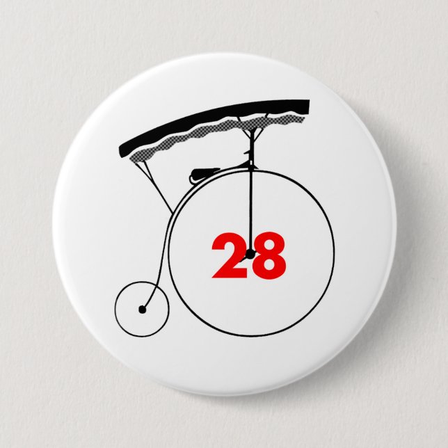 Supervisor 28 7.5 cm round badge (Front)