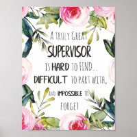 Supervisor Appreciation Thank you Quote Boss