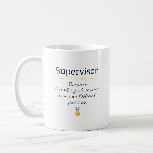 Supervisor Gift – Leadership Appreciation Quote  C Coffee Mug (Left)