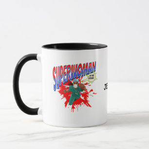 SUPERWOMAN Medic, Nurse, Doctor. Editable name Mug
