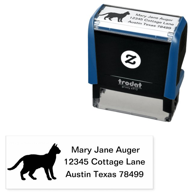 Suphalak Cat Personalised  Self-inking Stamp (In Situ)