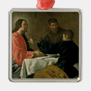 Supper at Emmaus, 1620 Metal Ornament