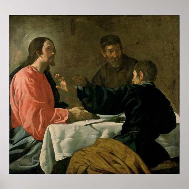 Supper at Emmaus, 1620 Poster (Front)