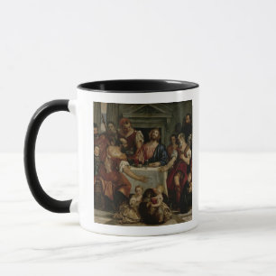 Supper at Emmaus (oil on canvas) Mug