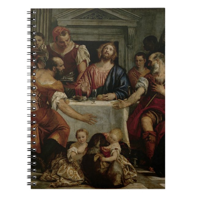 Supper at Emmaus (oil on canvas) Notebook (Front)