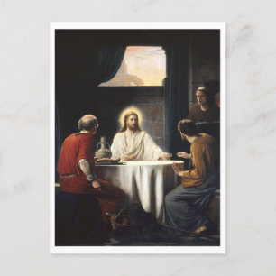 Supper at Emmaus Postcard