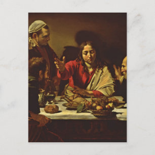 Supper at Emmaus with Friends Postcard