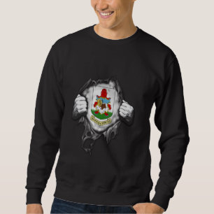 Supper Bermuda Flag, Bermuda Country Sweatshirt