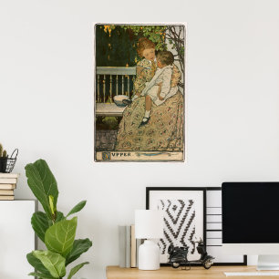 Supper by Jessie Willcox Smith Poster