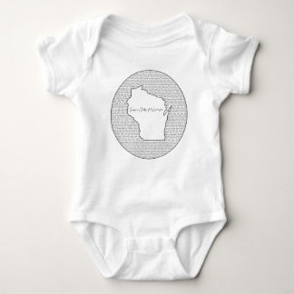 Supper Clubs of Wisconsin Baby Bodysuit