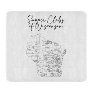 Supper Clubs of Wisconsin Cutting Board