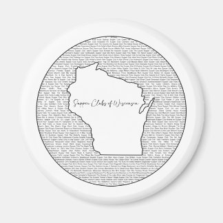 Supper Clubs of Wisconsin Magnet