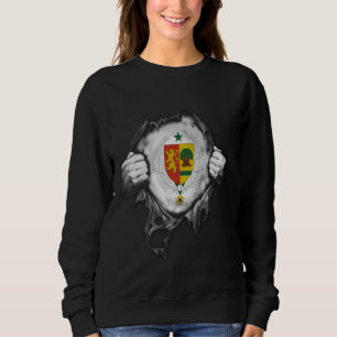 Supper Senegal Flag, Senegal Country Sweatshirt