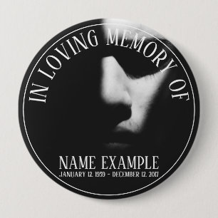 Supplies for Funeral and Bereavements 10 Cm Round Badge