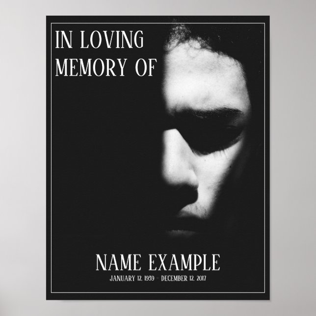 Supplies for Funeral and Bereavements Poster (Front)