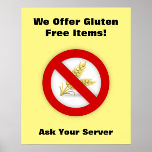 Supplies Gluten Free Poster