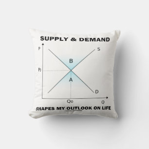 Supply Demand Shapes My Outlook On Life Econ Humou Cushion