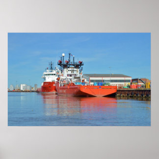 Supply Ships Energy Lord And Durga Devi Poster