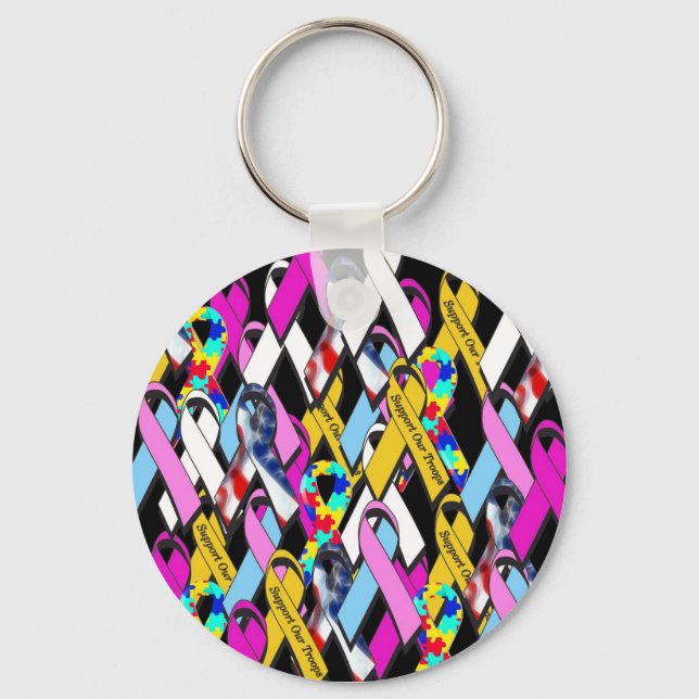 Support a Cause Key Ring (Front)
