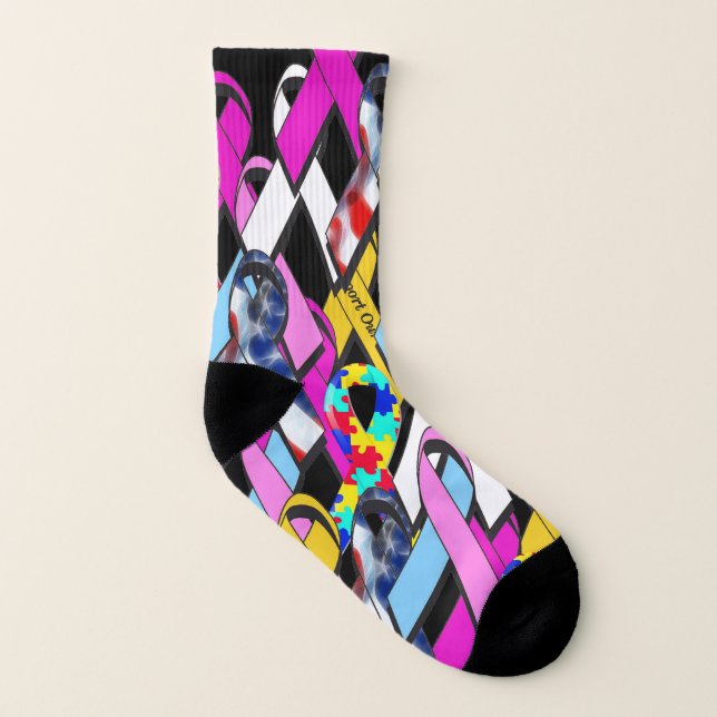 Support a Cause Socks (Left Inside)