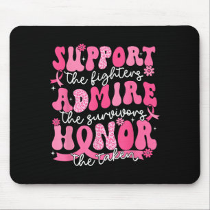 Support Admire Honour Breast Cancer Awareness Warr Mouse Pad