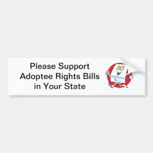Support Adoptee Rights Bumper Sticker