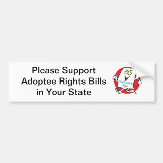 Support Adoptee Rights Bumper Sticker