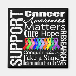 Support All Cancers Awareness Magnet