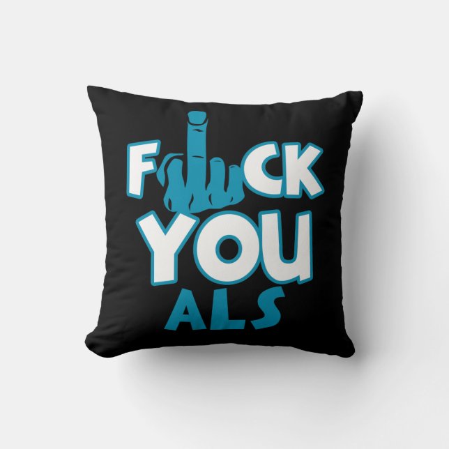 Support ALS awareness Cushion (Front)