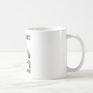 Support American Sign Language (back) (6) Coffee Mug