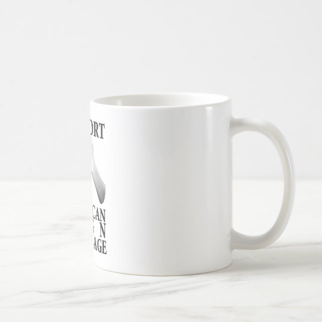 Support American Sign Language (back) (6) Coffee Mug (Right)