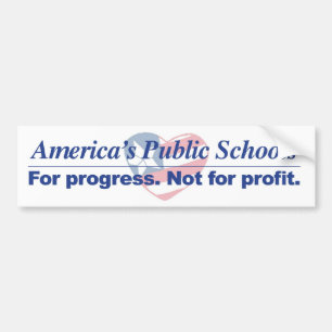 Support America's Public Schools Bumper Sticker