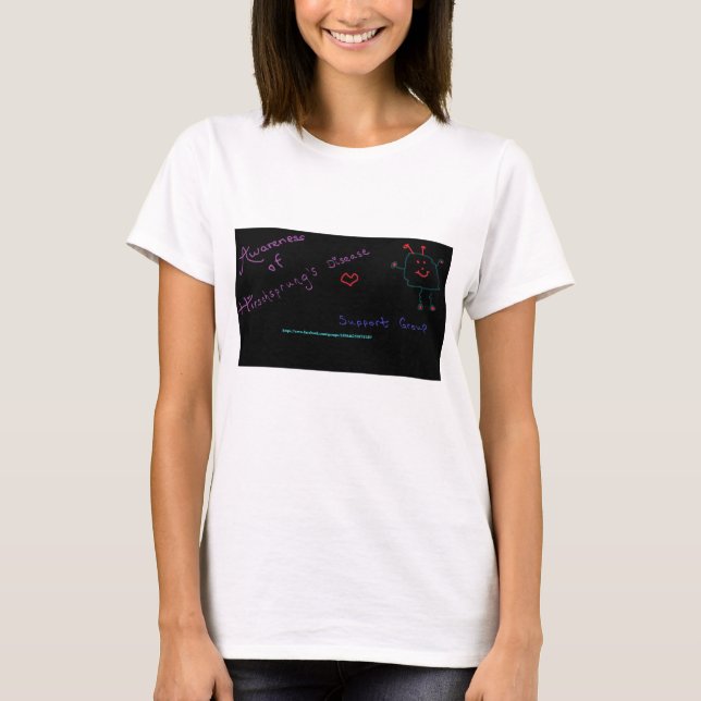 Support and Awareness of Hirschsprung's Disease T-Shirt (Front)